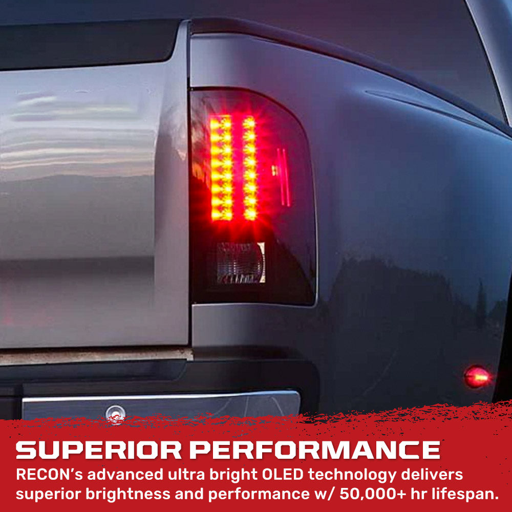 Chevy Silverado Dually & GMC Sierra Dually 07-14 Ultra Bright LED Tail Lights - Multiple Lens RECON Chevy Silverado Dually & GMC Sierra Dually 07-14 Ultra Bright LED Tail Lights - Multiple Lens Chevy Silverado Dually & GMC Sierra Dually 07-14 Ultra Bright LED Tail Lights - Multiple Lens Chevy Silverado Dually & GMC Sierra Dually 07-14 Ultra Bright LED Tail Lights - Multiple Lens Chevy Silverado Dually & GMC Sierra Dually 07-14 Ultra Bright LED Tail Lights - Multiple Lens
