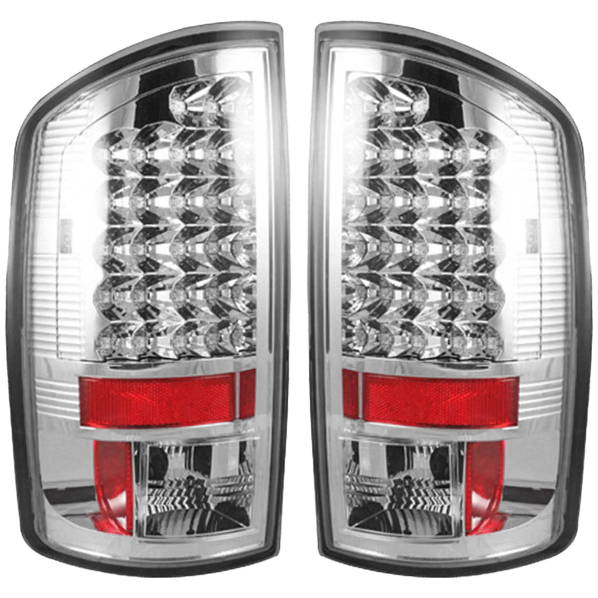 Dodge RAM 1500 07-08 Ultra Bright LED Tail Lights - Multiple Lens