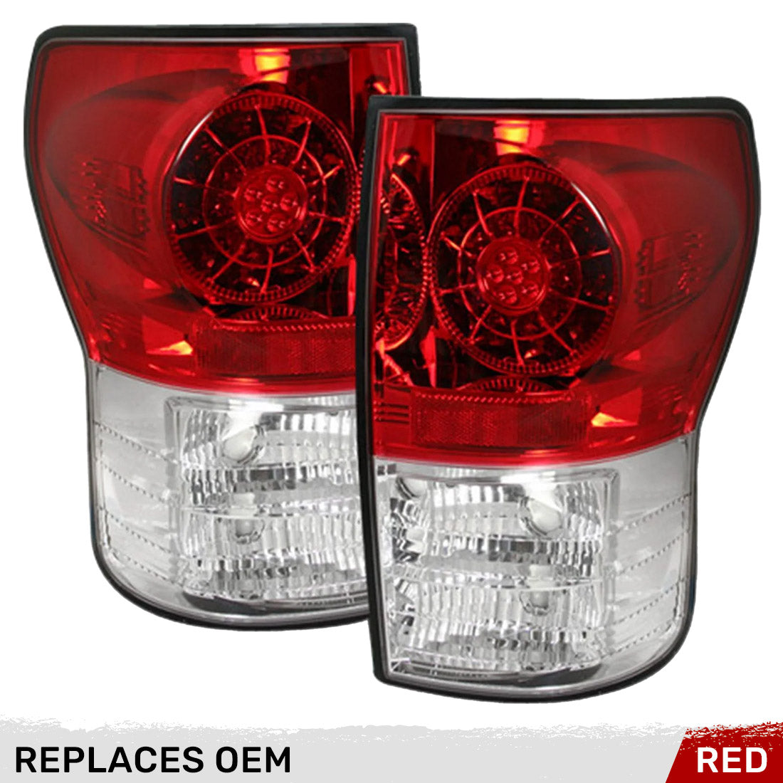 Toyota Tundra 07-13 Ultra Bright LED Tail Lights - Multiple Lens