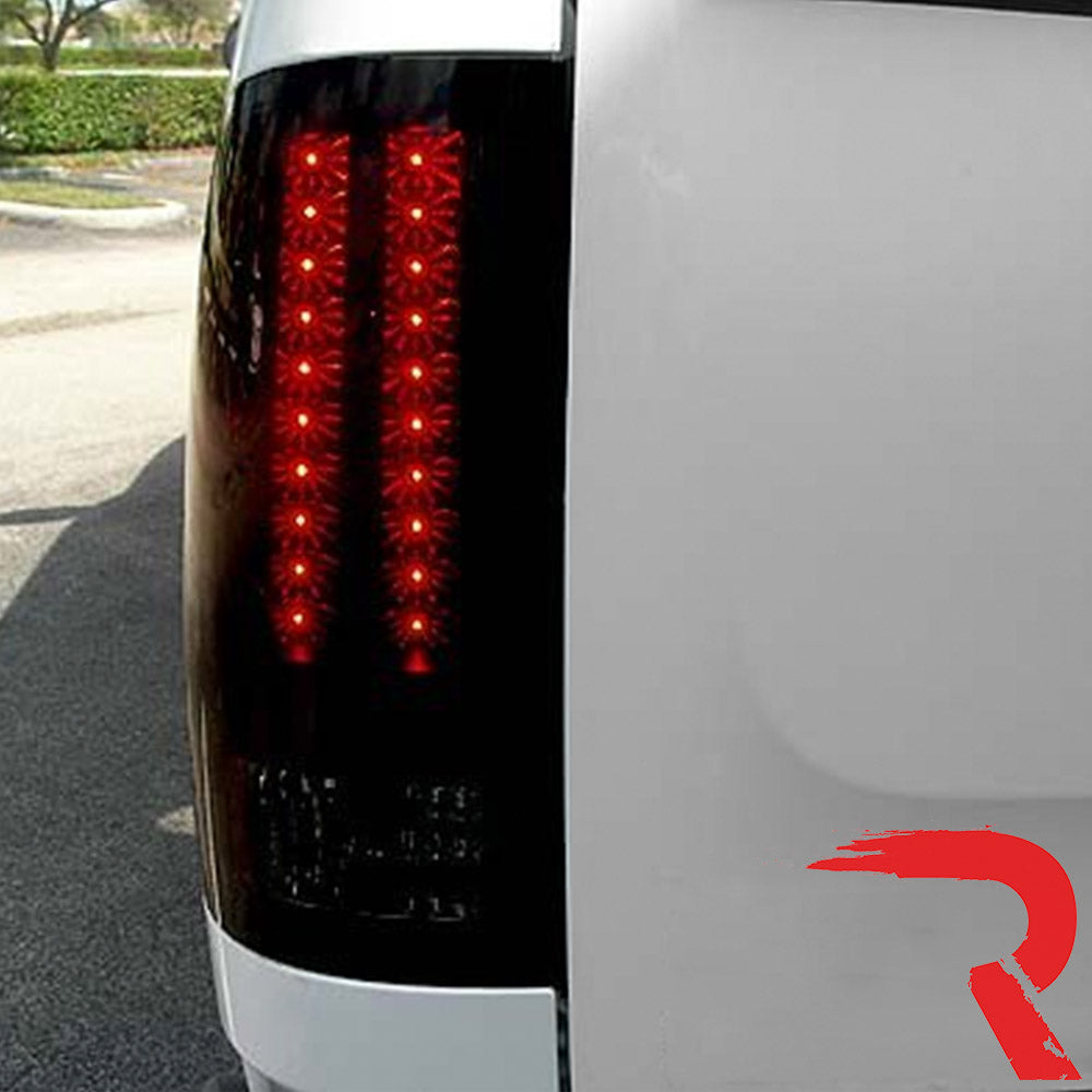 GMC Sierra (1500, 2500, 3500) Single-Wheel 07-13 Ultra Bright LED Tail Lights - Multiple Lens