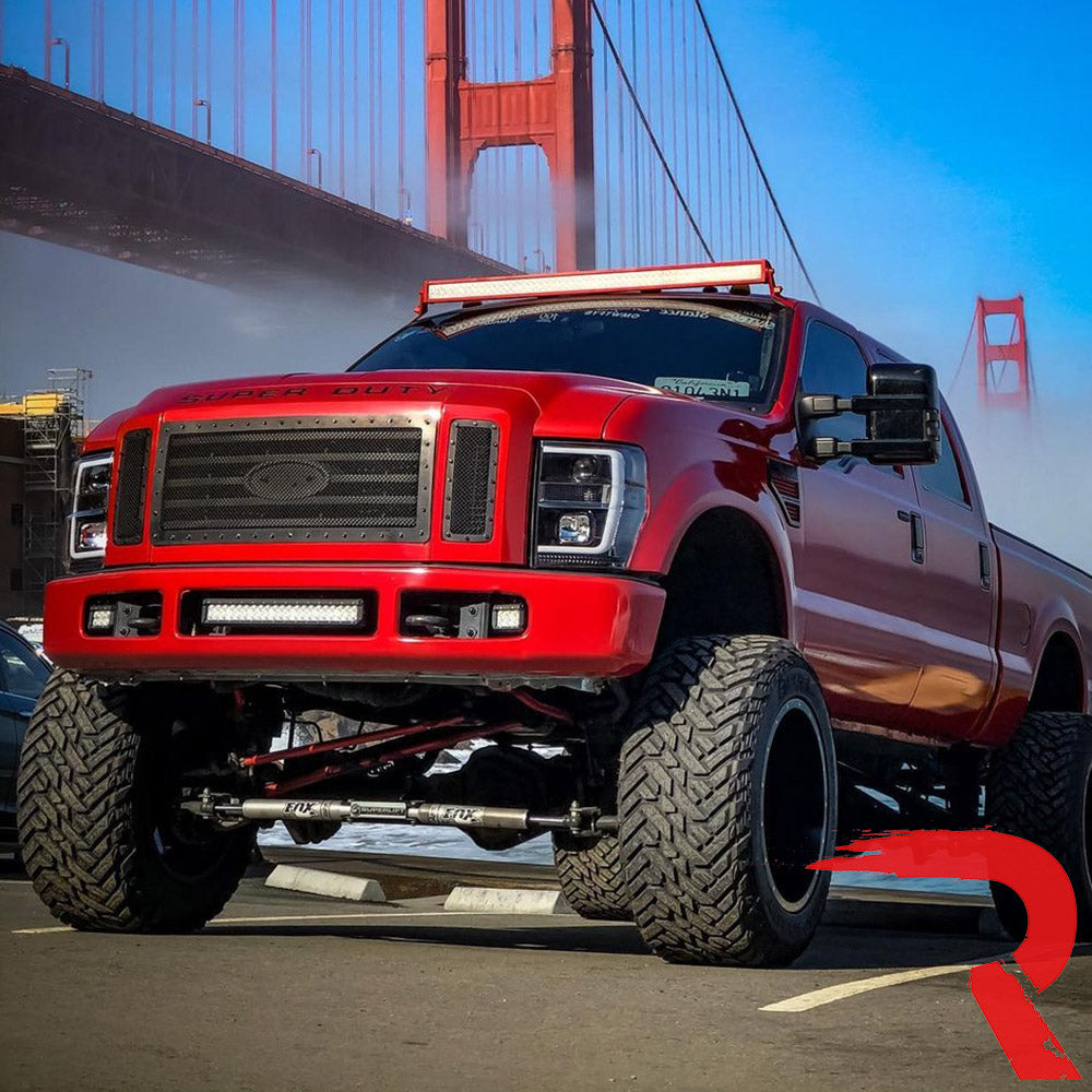 Ford Super Duty 08-10 Projector Headlights OLED Halos DRL - Multiple Styles