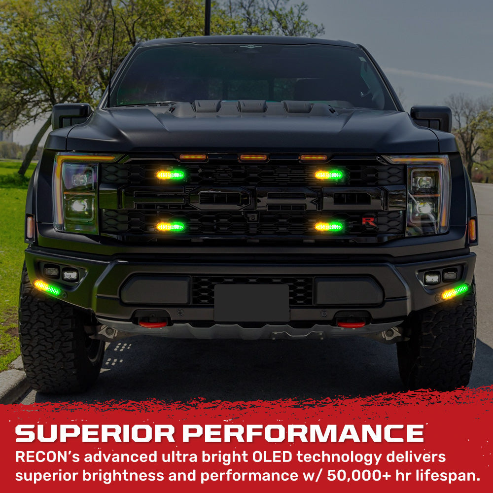 Universal 8-PC Ultra Slim Aluminum Surface Mounted 4.5" Emergency Ultra Bright LED Strobe w/ 17 Light Functions - Multiple Options