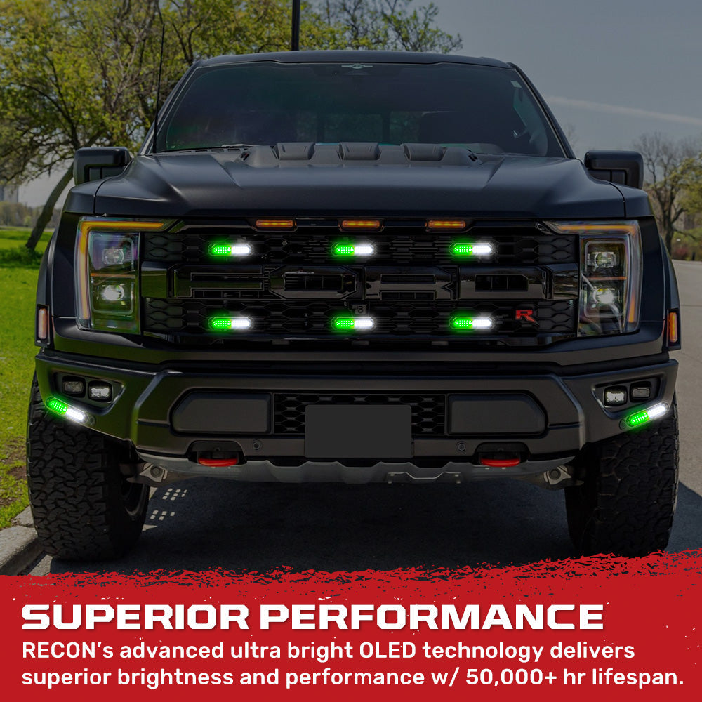 Universal 8-PC Ultra Slim Aluminum Surface Mounted 4.5" Emergency Ultra Bright LED Strobe w/ 17 Light Functions - Multiple Options