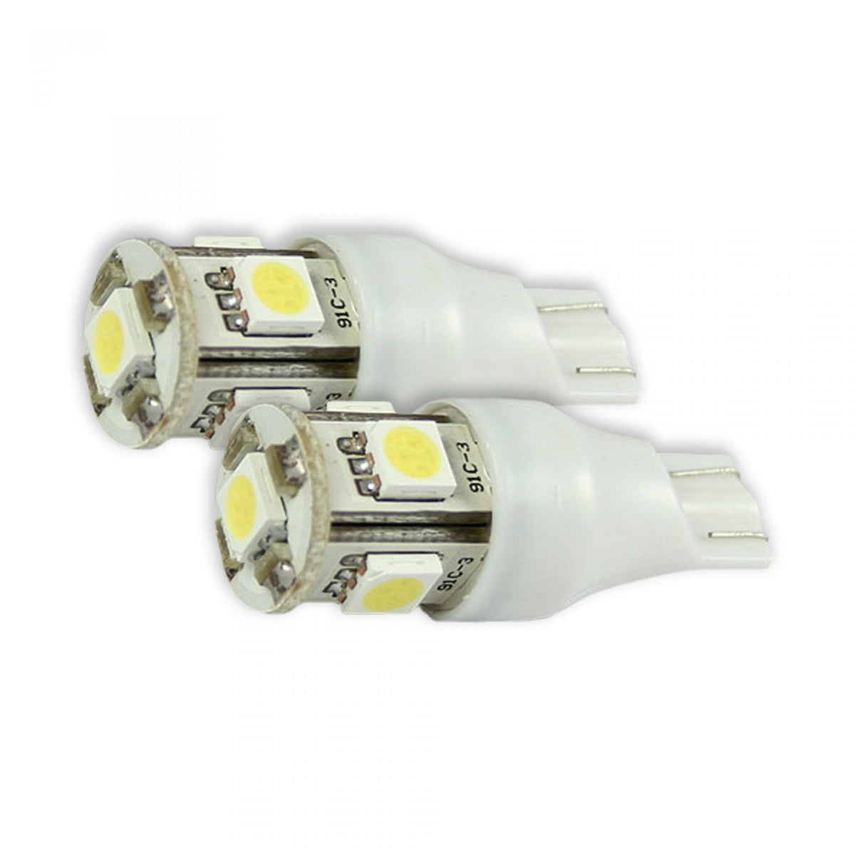 921 T-15 Wedge Style 360 Degree 5 LED Bulbs in White