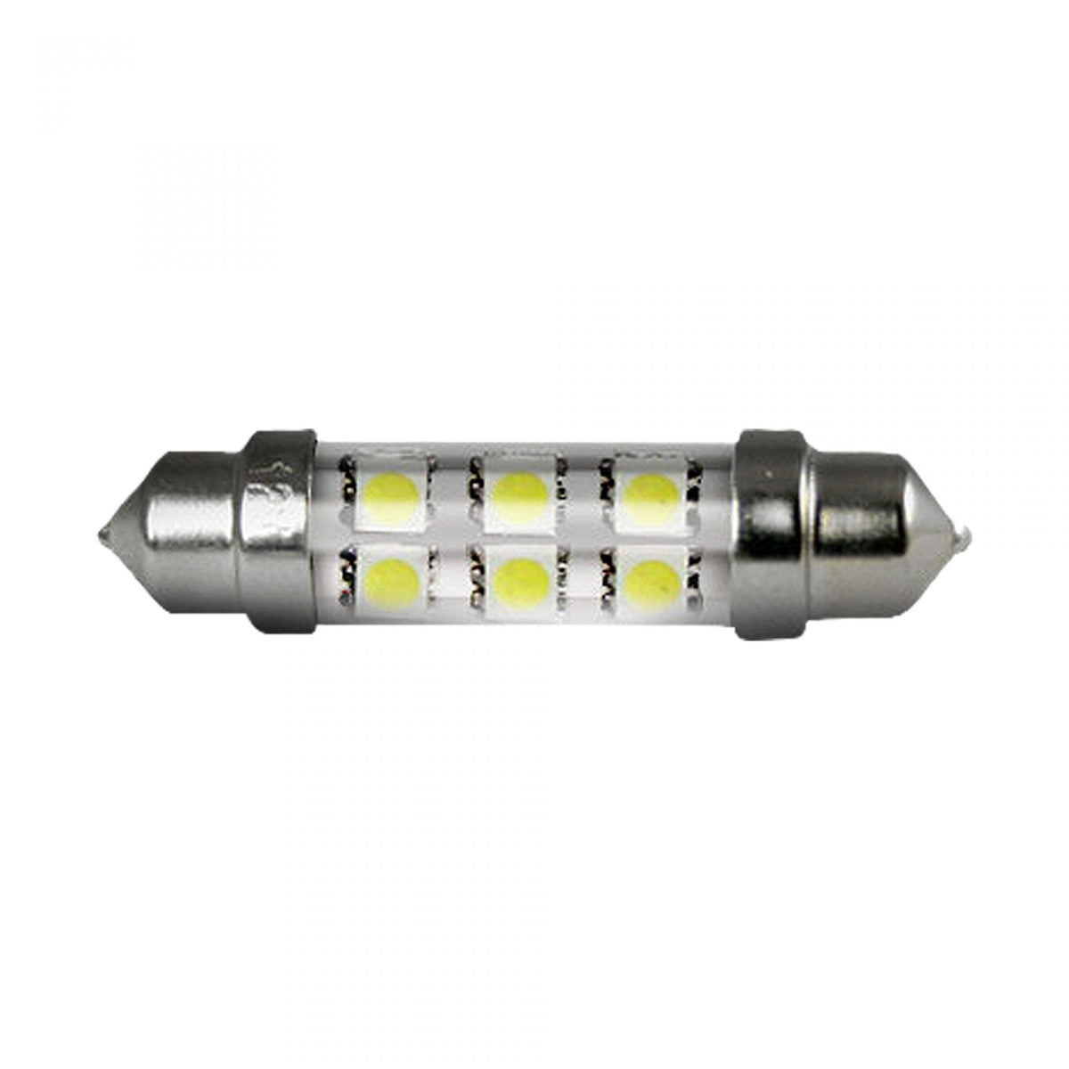578/364 10mm x 42mm Festoon Style High-Power 1-Watt 6 LED Bulb White