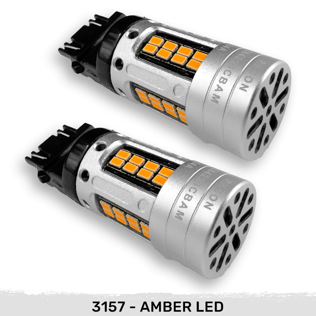 3157 LED Ultra High-Power Turn Signal Bulbs CAN Bus Compatible Eliminates Hyper Flash - Multiple Colors