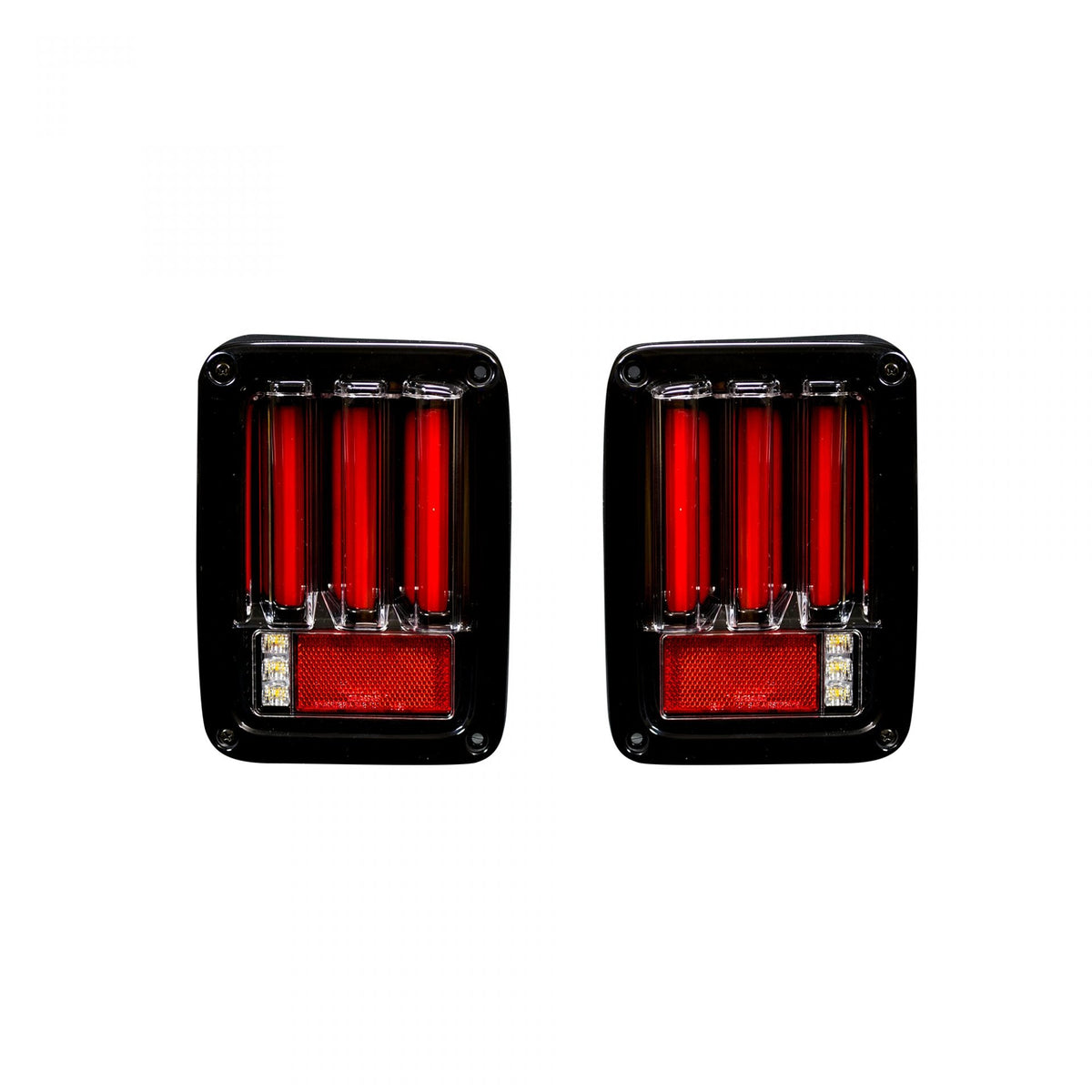 Jeep Wrangler JK 07-18 Ultra Bright Scanning OLED Bar Style Tail Lights - Multiple Lens