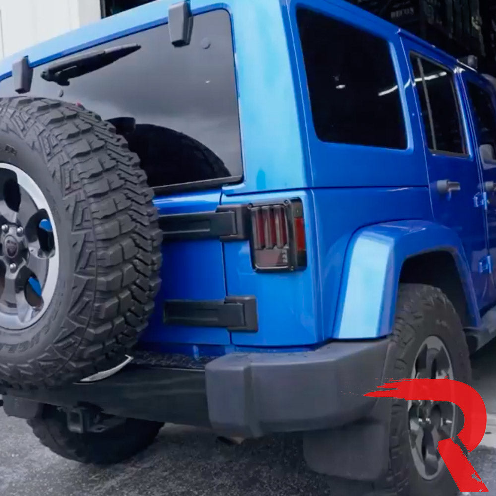 Jeep Wrangler JK 07-18 Ultra Bright Scanning OLED Bar Style Tail Lights - Multiple Lens