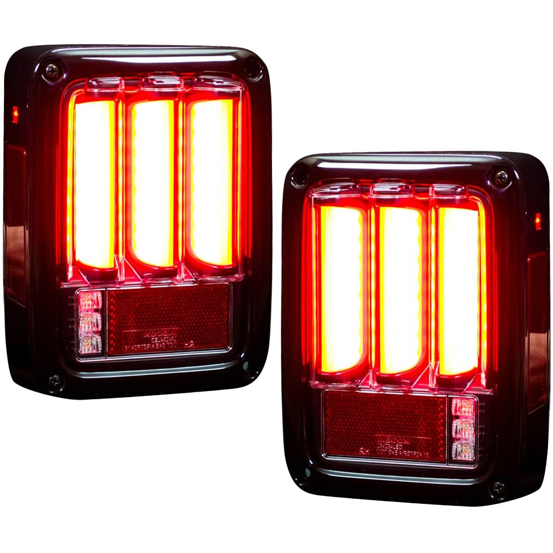 Jeep Wrangler JK 07-18 Ultra Bright Scanning OLED Bar Style Tail Lights - Multiple Lens