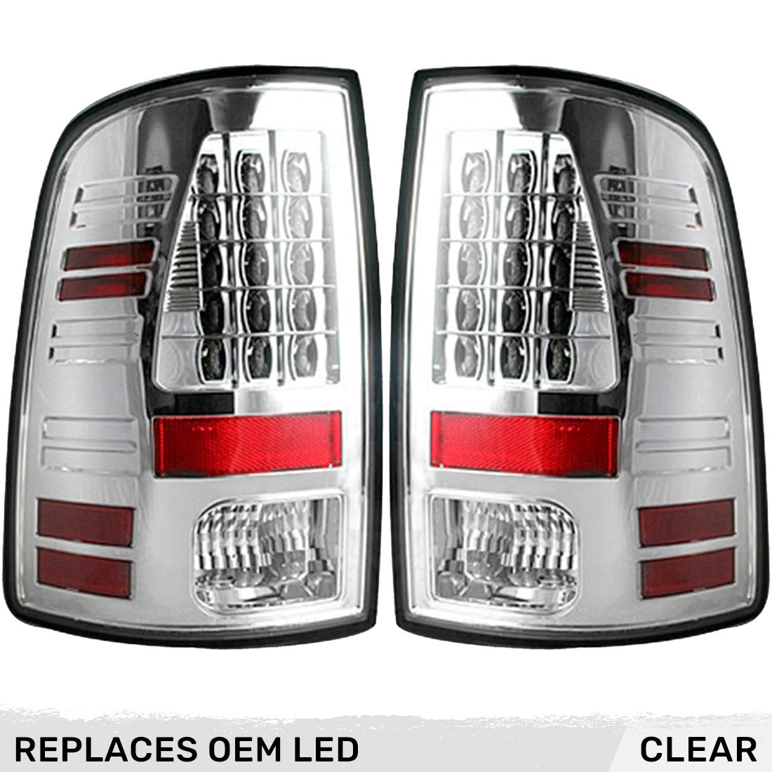 Dodge RAM 1500 13-18 LED Tail Lights (Replaces Factory/OEM LED Only) - Multiple Lens RECON Dodge RAM 1500 13-18 LED Tail Lights (Replaces Factory/OEM LED Only) - Multiple Lens Dodge RAM 1500 13-18 LED Tail Lights (Replaces Factory/OEM LED Only) - Multiple Lens Dodge RAM 1500 13-18 LED Tail Lights (Replaces Factory/OEM LED Only) - Multiple Lens Dodge RAM 1500 13-18 LED Tail Lights (Replaces Factory/OEM LED Only) - Multiple Lens