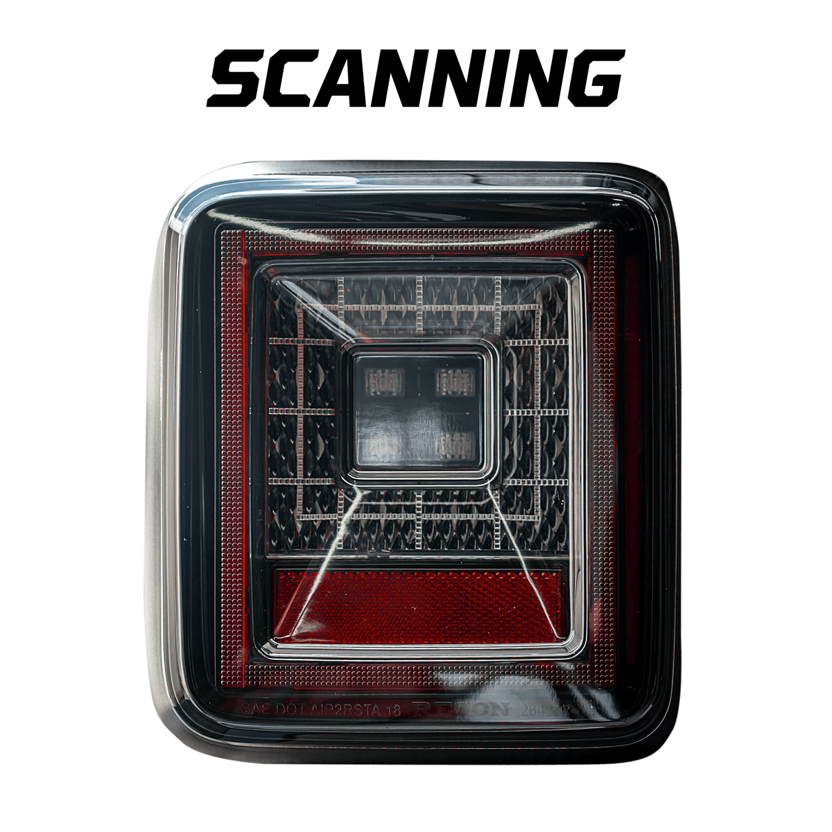 Jeep Wrangler JL 18-26 Ultra Bright Scanning OLED Tail Lights (Replaces Factory/OEM Halogen) - Multiple Lens