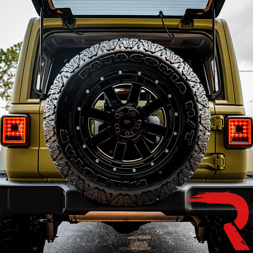 Jeep Wrangler JL 18-26 Ultra Bright Scanning OLED Tail Lights (Replaces Factory/OEM Halogen) - Multiple Lens