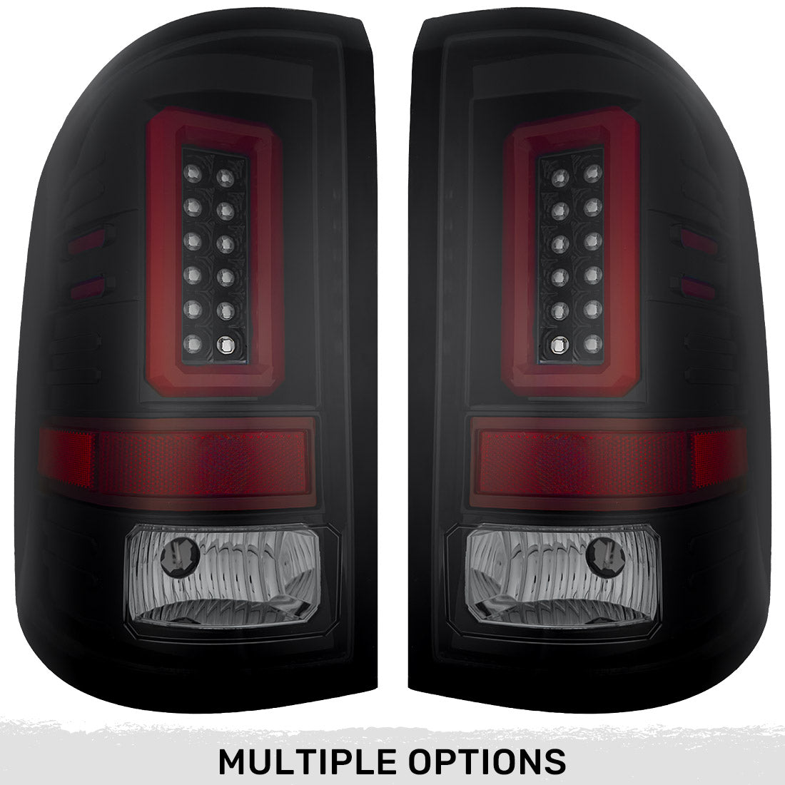 GMC Sierra 2500/3500 14-19 (Only Fits 3rd Gen Single Wheel w/ Factory OEM Halogen Style) Tail Lights OLED in Multiple Lens