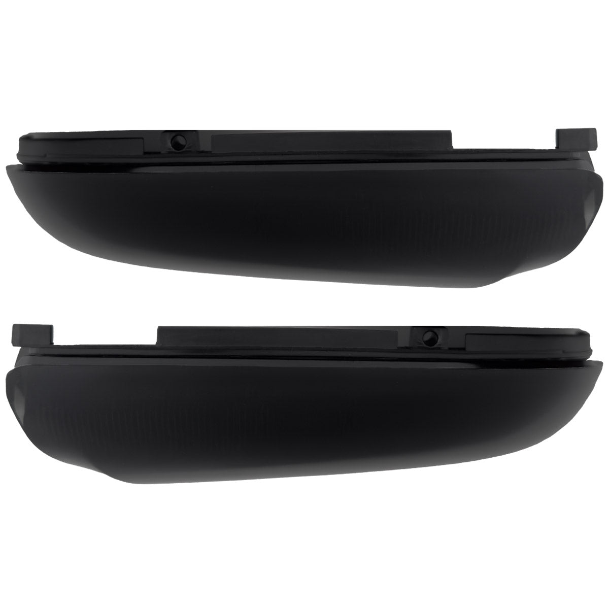 Dodge 10-18 RAM 2500/3500 Side Mirror Lights (2-PC Set) High Power LED White Running Lights, Puddle Lights & Scanning Amber Turn Signals - Smoked Lens