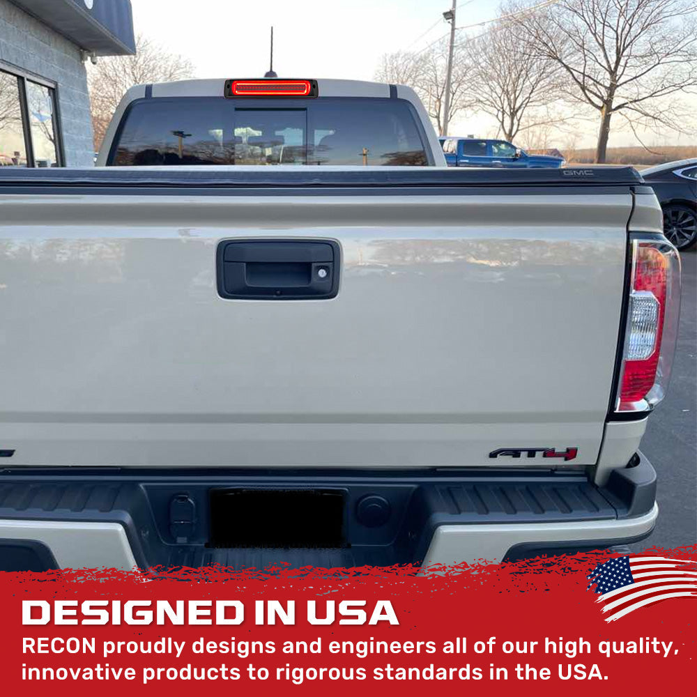 GMC 15-22 Canyon & Chevrolet 15-22 Colorado Ultra High Power OLED 3rd Brake Light - Smoked Lens RECON GMC 15-22 Canyon & Chevrolet 15-22 Colorado Ultra High Power OLED 3rd Brake Light - Smoked Lens GMC 15-22 Canyon & Chevrolet 15-22 Colorado Ultra High Power OLED 3rd Brake Light - Smoked Lens GMC 15-22 Canyon & Chevrolet 15-22 Colorado Ultra High Power OLED 3rd Brake Light - Smoked Lens GMC 15-22 Canyon & Chevrolet 15-22 Colorado Ultra High Power OLED 3rd Brake Light - Smoked Lens