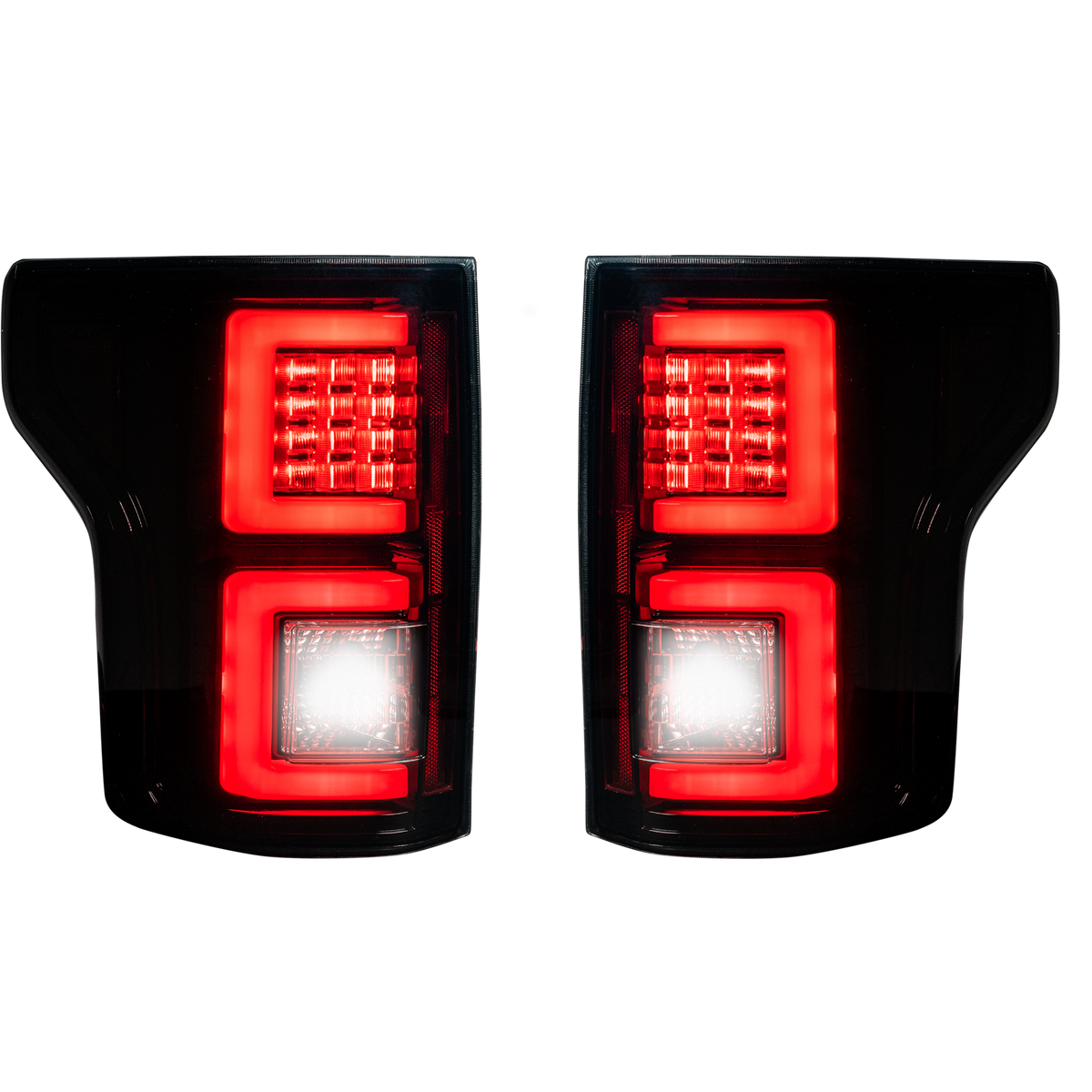 Ford F150 15-17 Ultra Bright LED Tail Lights (Replaces Factory/OEM Halogen Only) - Multiple Lens