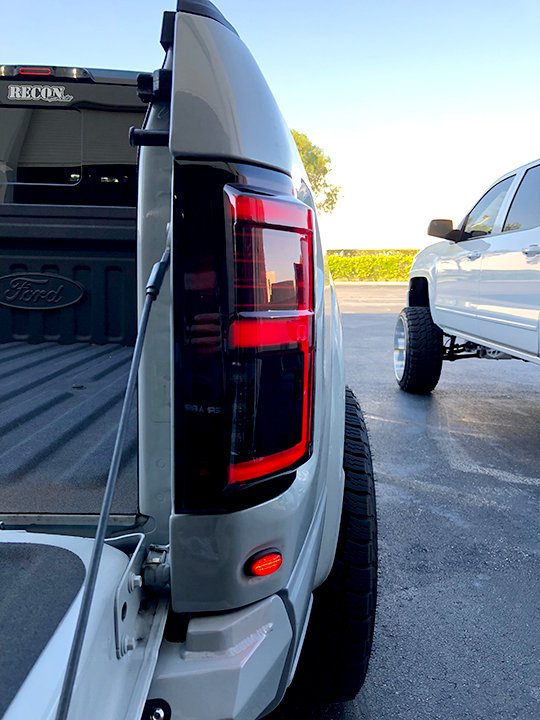 Ford F-150 SVT Raptor 17-20 Ultra Bright OLED Tail Lights (Replaces Factory/OEM LED with BLIS) - Multiple Lens