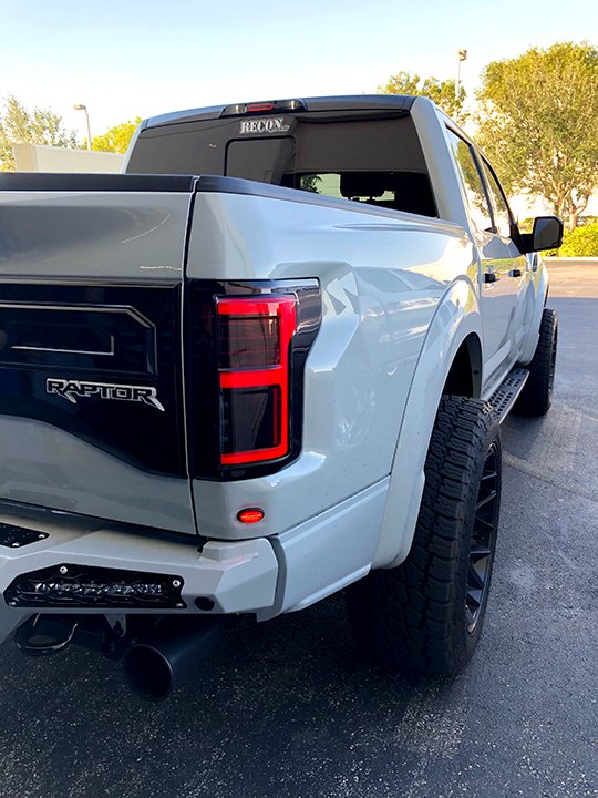 Ford F-150 SVT Raptor 17-20 Ultra Bright OLED Tail Lights (Replaces Factory/OEM LED with BLIS) - Multiple Lens