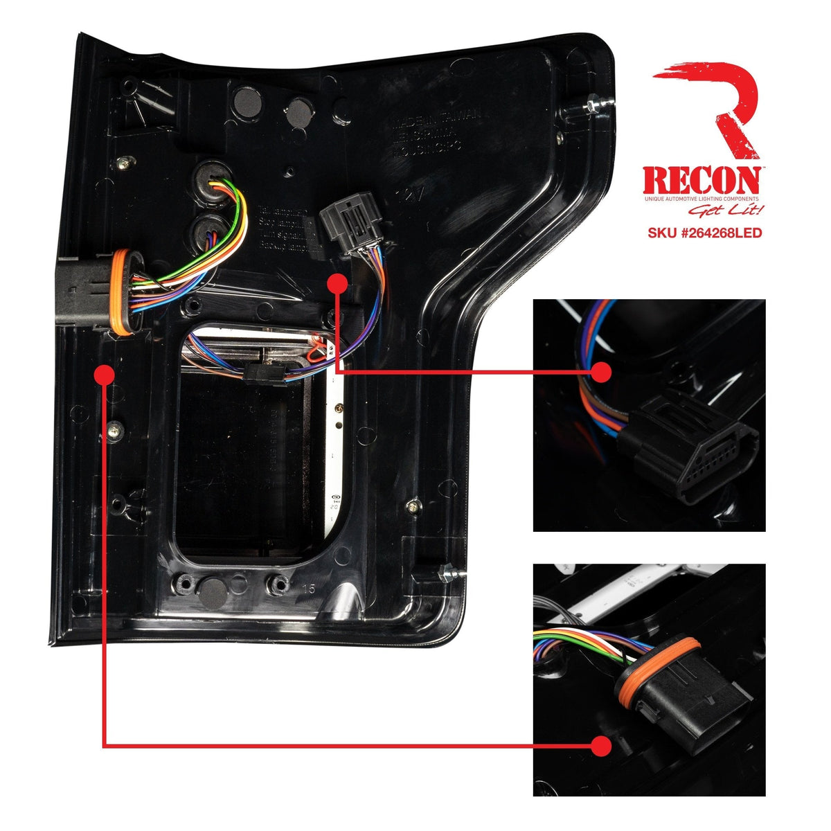 Ford F-150 SVT Raptor 17-20 Ultra Bright OLED Tail Lights (Replaces Factory/OEM LED with BLIS) - Multiple Lens