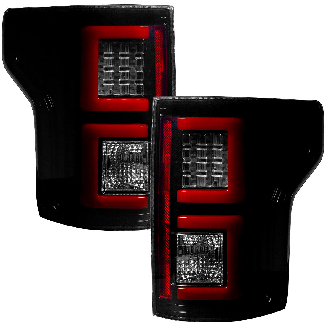 Ford F150 15-17 Ultra Bright LED Tail Lights (Replaces Factory/OEM Halogen Only) - Multiple Lens