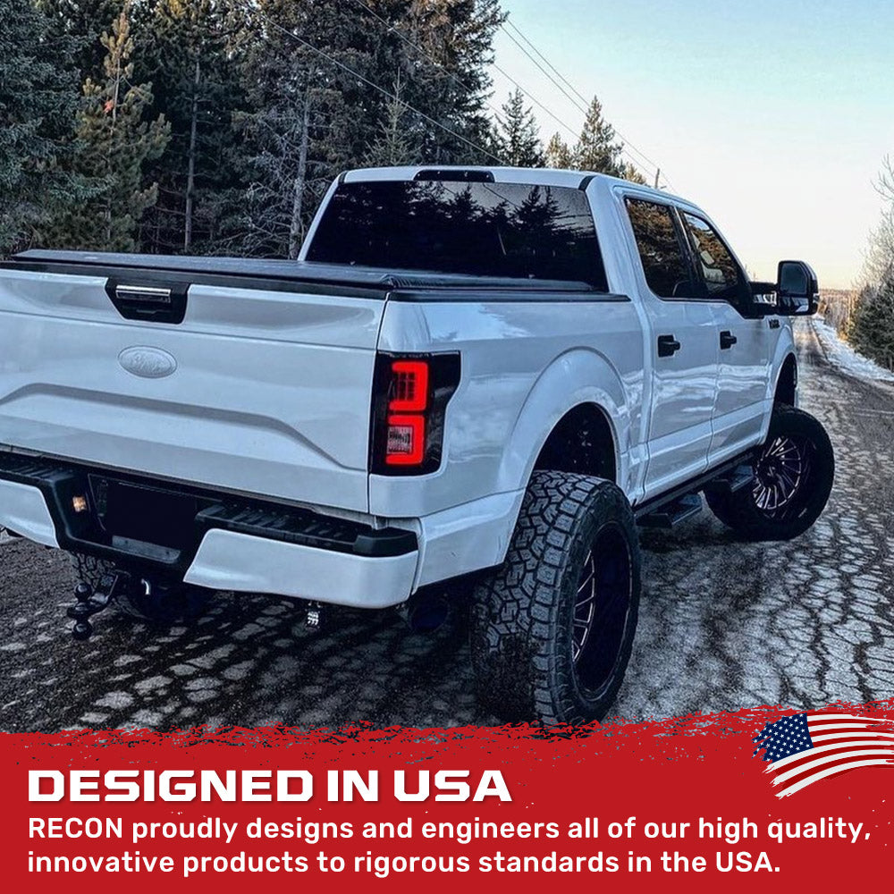 Ford F150 15-17 Ultra Bright LED Tail Lights (Replaces Factory/OEM Halogen Only) - Multiple Lens