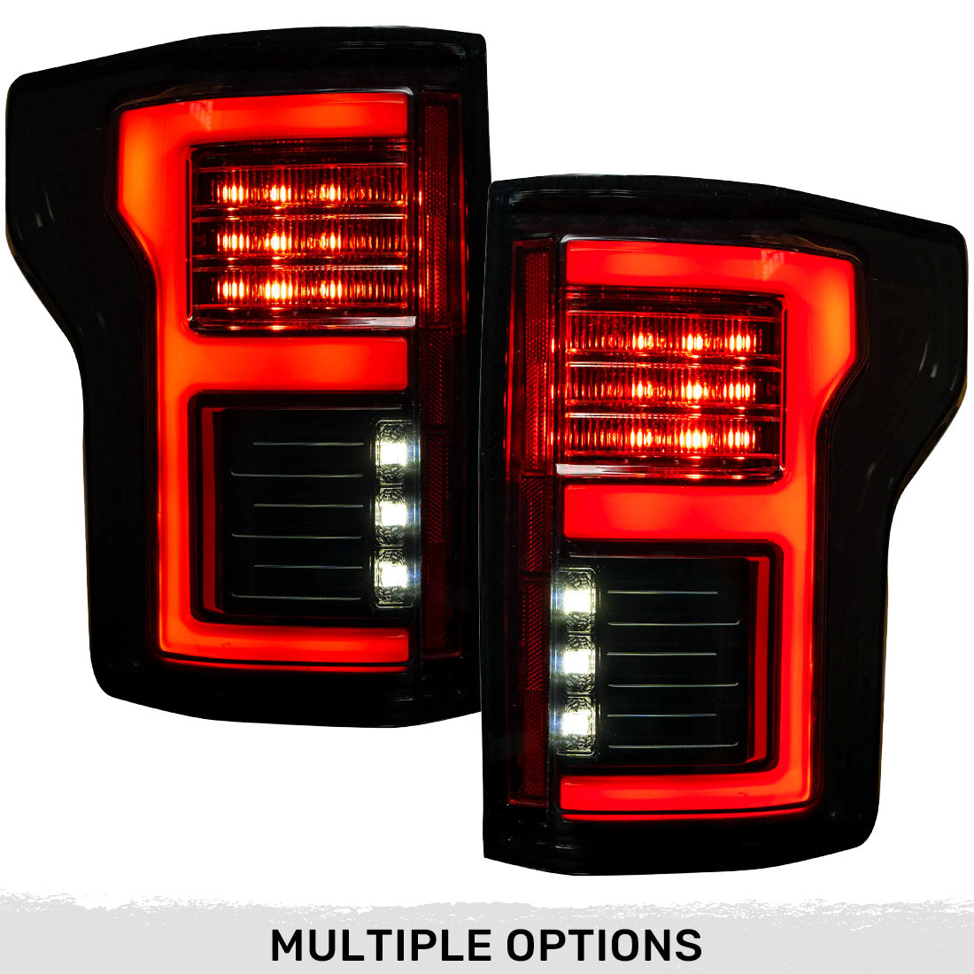Ford F-150 SVT Raptor 17-20 Ultra Bright OLED Tail Lights (Replaces Factory/OEM LED with BLIS) - Multiple Lens