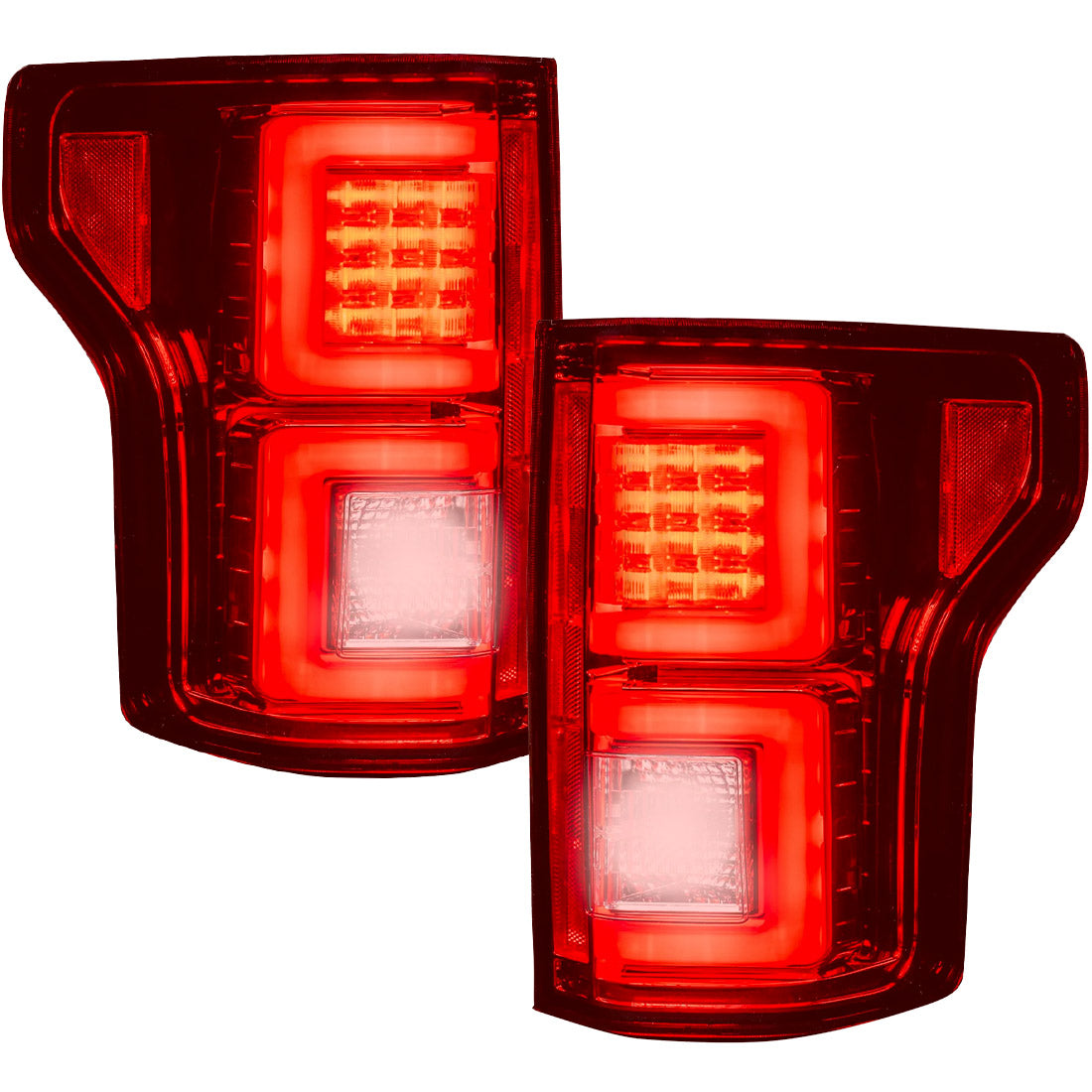 Ford F150 15-17 Ultra Bright LED Tail Lights (Replaces Factory/OEM Halogen Only) - Multiple Lens