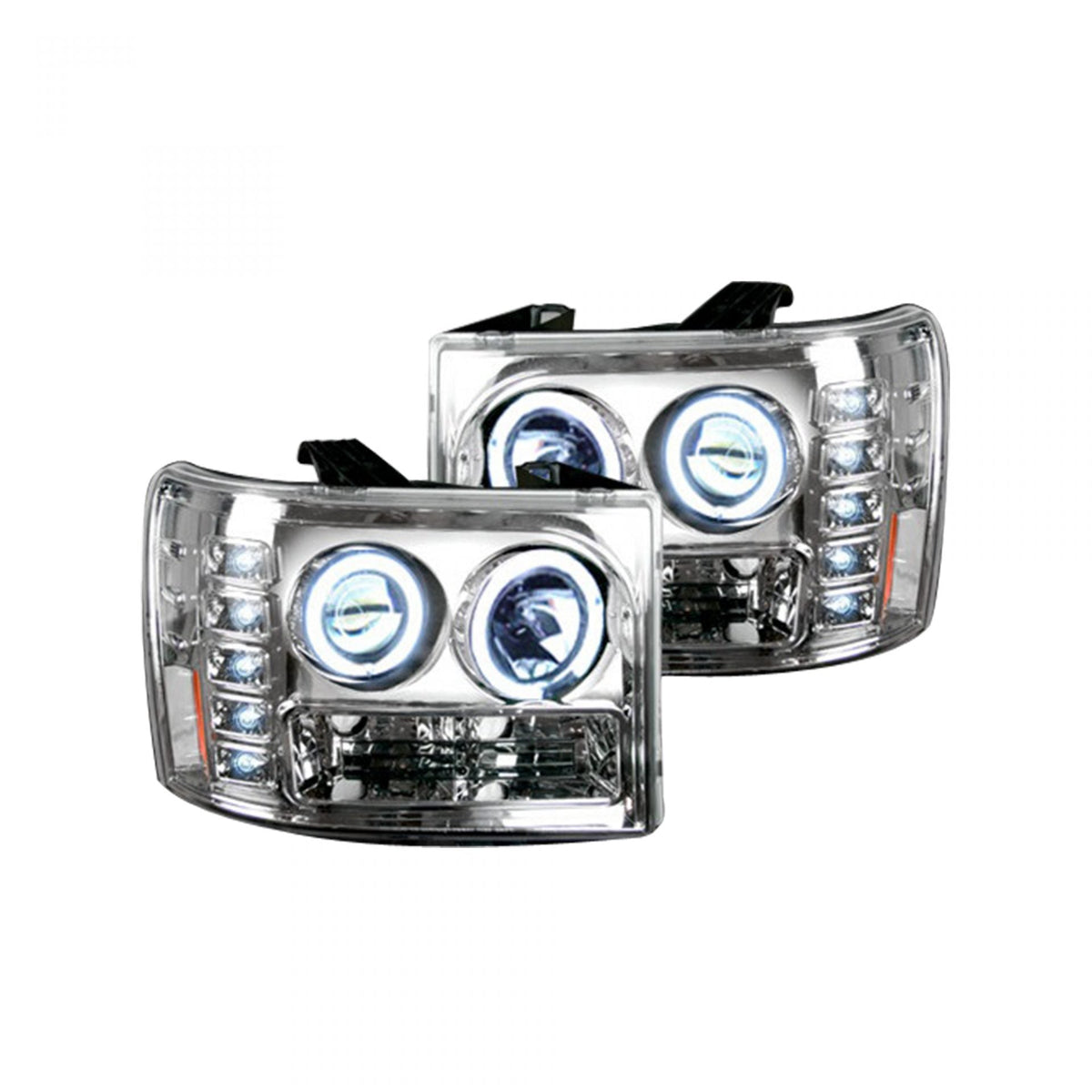 GMC Sierra 07-13 Projector Headlights in Clear/Chrome RECON GMC Sierra 07-13 Projector Headlights in Clear/Chrome GMC Sierra 07-13 Projector Headlights in Clear/Chrome GMC Sierra 07-13 Projector Headlights in Clear/Chrome GMC Sierra 07-13 Projector Headlights in Clear/Chrome