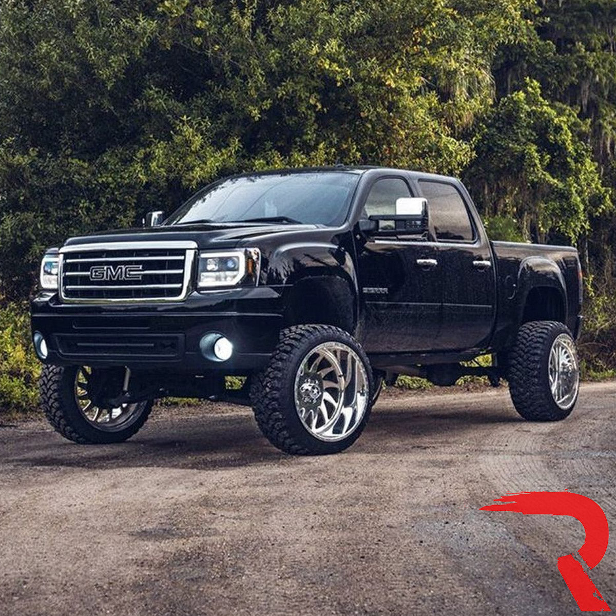 GMC Sierra 07-13 Projector Headlights OLED Halos & DRL - Multiple Styles