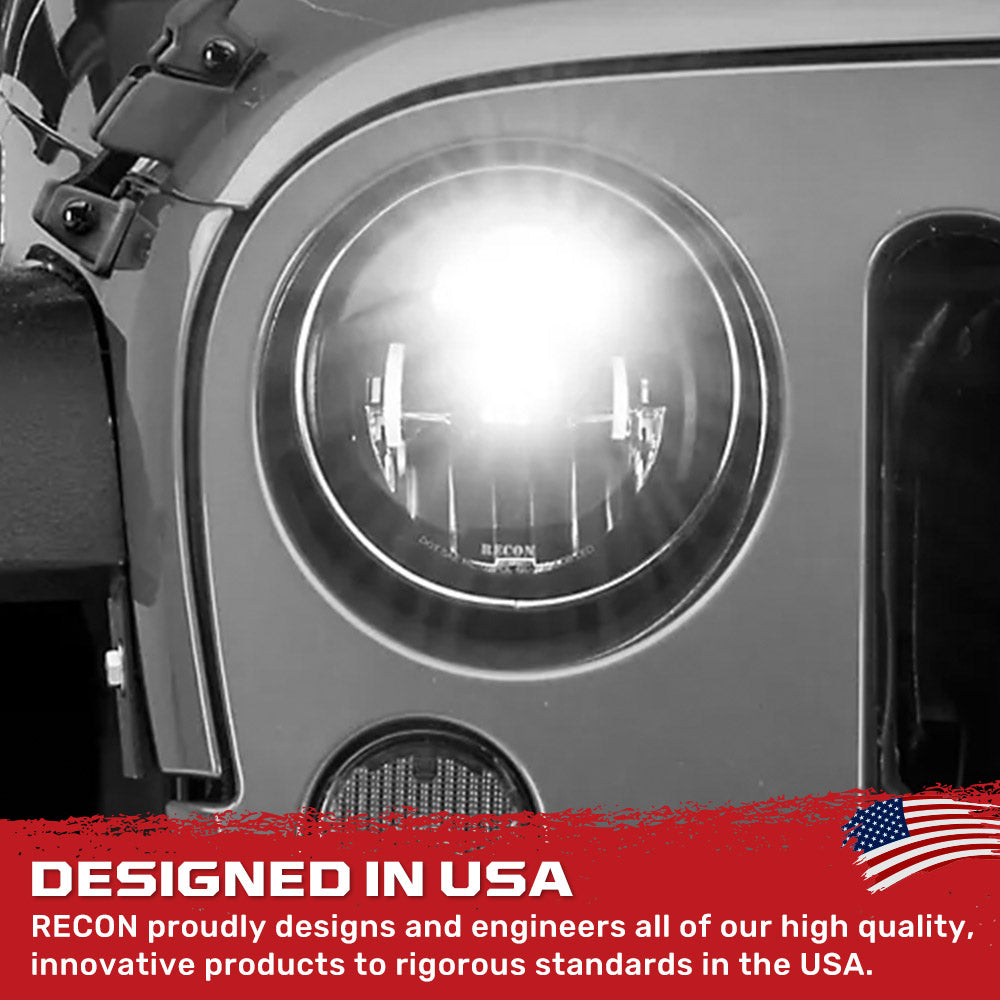 Jeep JK Wrangler 07-18 CREE LED Projector Headlights - Multiple Styles