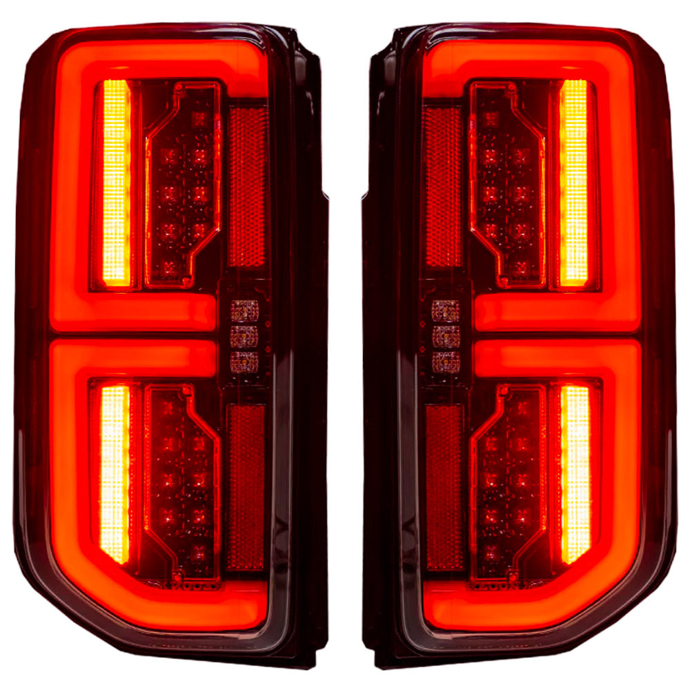 Ford 21-26 Bronco Tail Lights High-Powered OLED Bar Style Running & LED Brake Lights, Includes OLED Startup Sequence - Multiple Options