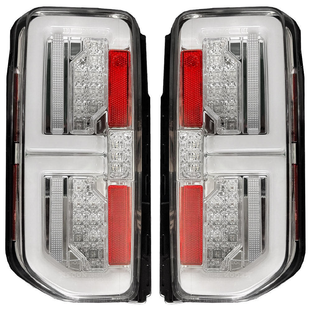 Ford 21-26 Bronco Tail Lights High-Powered OLED Bar Style Running & LED Brake Lights, Includes OLED Startup Sequence - Multiple Options