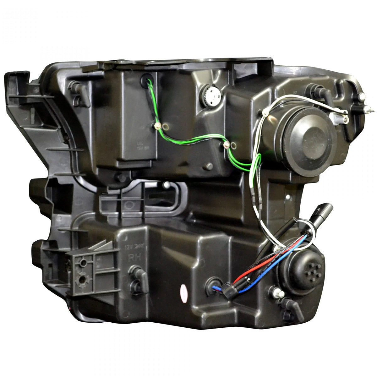 Ford F150 15-17 LED Projector Headlights w/ Ultra High Power Smooth White OLED DRL w/ Scanning Amber Turn Signals (Replaces OEM LED Headlights) - Multiple Styles