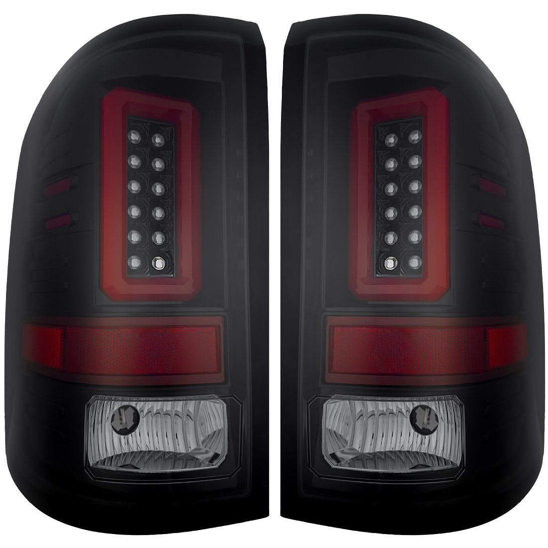 GMC Sierra 2500/3500 16-19 (Fits Single Wheel & Replaces Factory LED Style Only) Tail Lights OLED in Multiple Lens