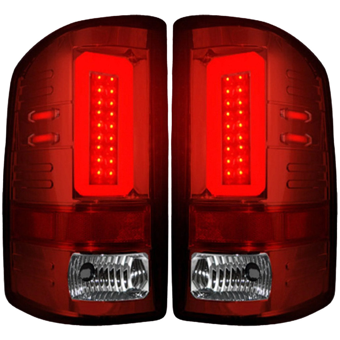 GMC Sierra 1500 16-18 (Replaces Factory LED Style Only) Tail Lights OLED in Multiple Lens