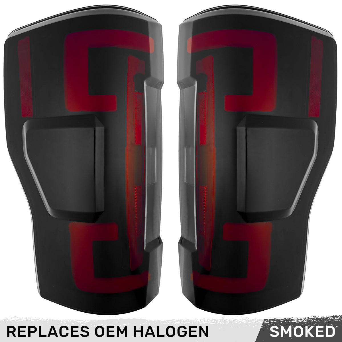Ford Super Duty 17-19 Ultra Bright OLED Tail Lights (Replaces Factory/OEM Halogen) - Multiple Lens