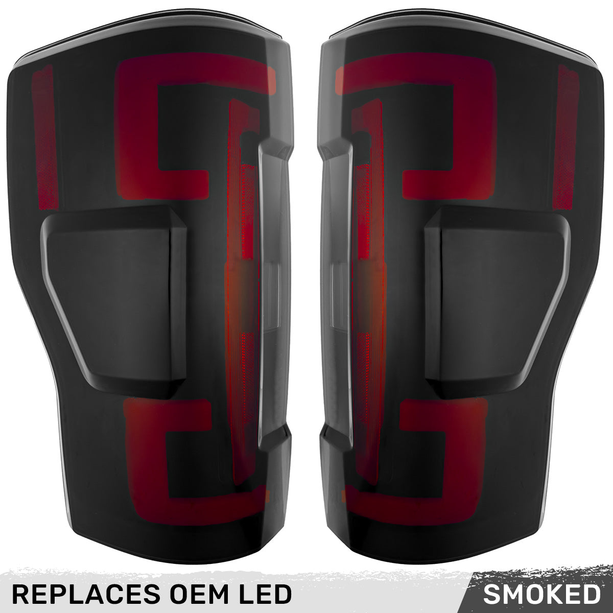 Ford Super Duty 17-19 Ultra Bright OLED Tail Lights (Replaces Factory/OEM LED) - Multiple Lens