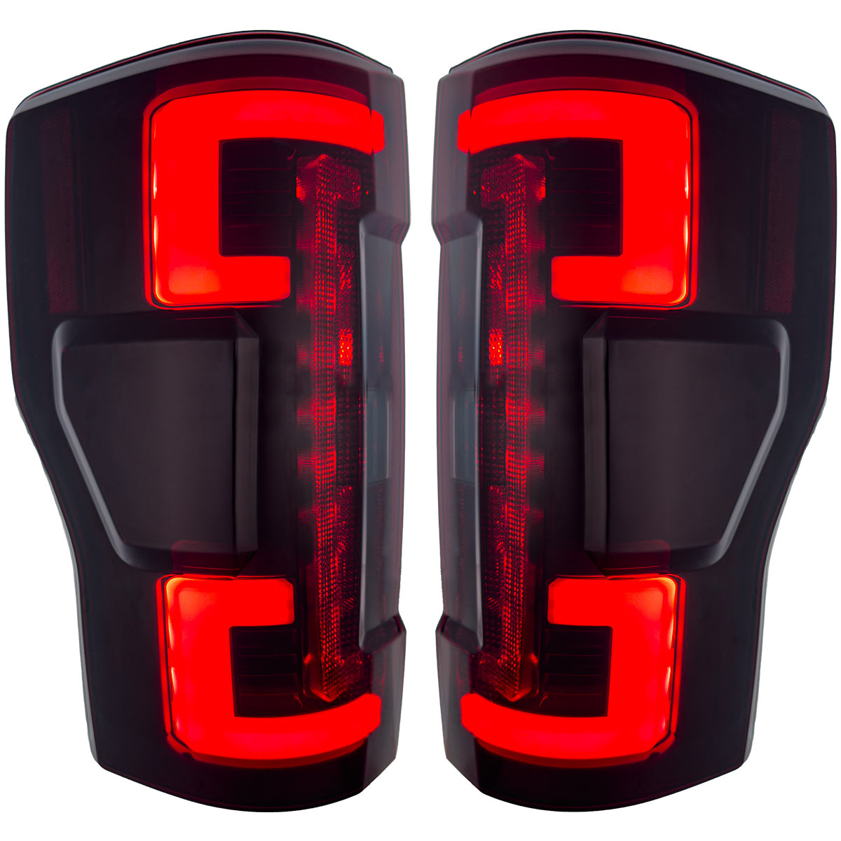 Ford Super Duty 17-19 Ultra Bright OLED Tail Lights (Replaces Factory/OEM LED) - Multiple Lens