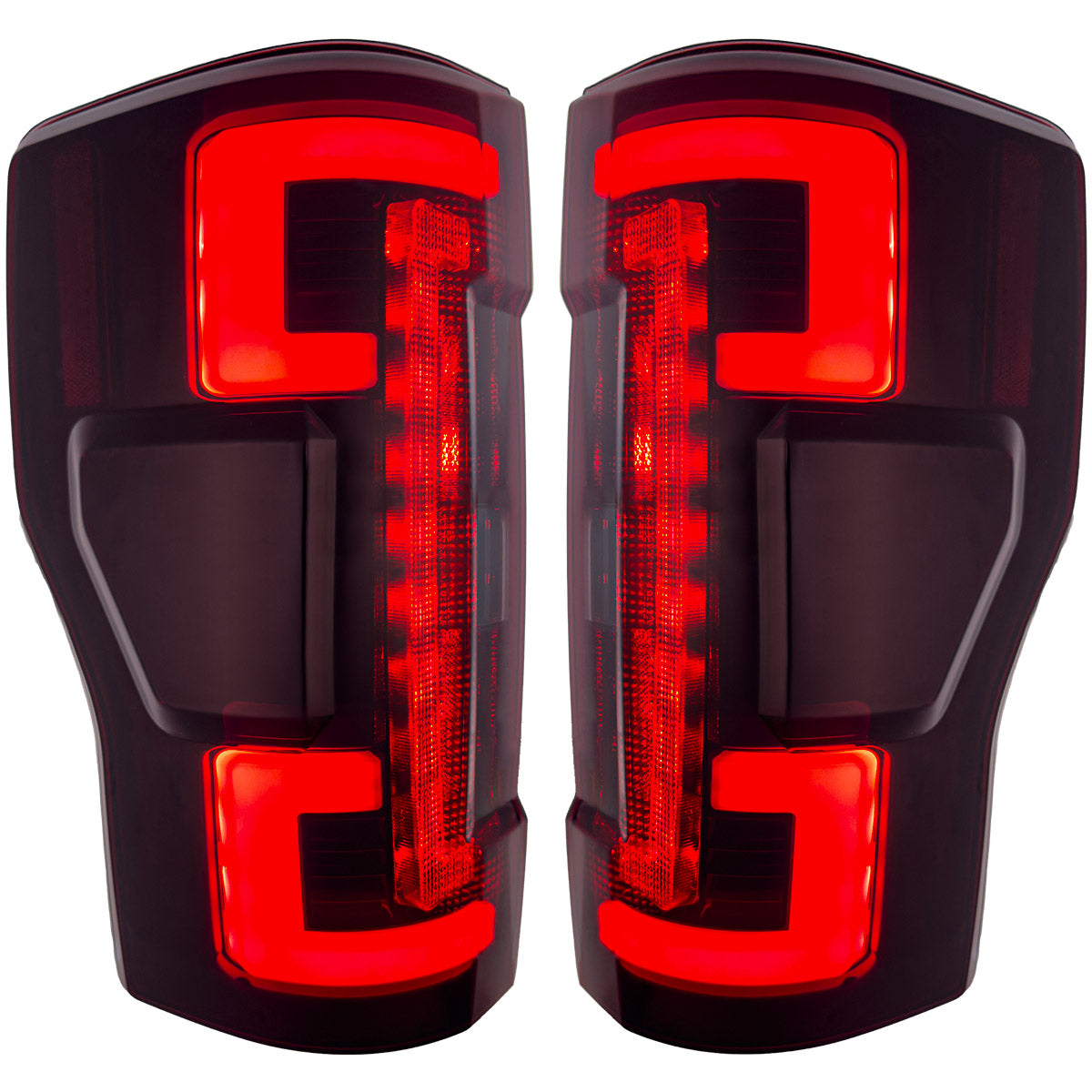 Ford Super Duty 17-19 Ultra Bright OLED Tail Lights (Replaces Factory/OEM LED) - Multiple Lens