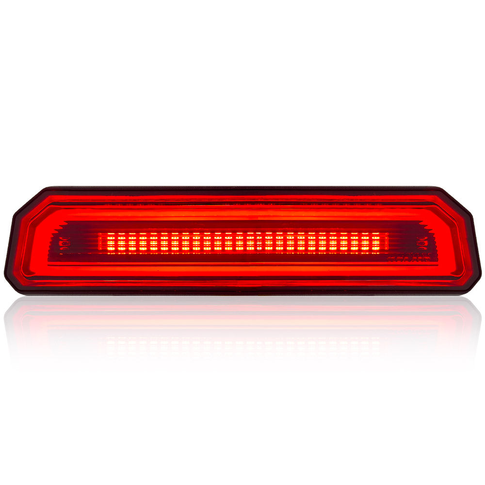 Jeep Wrangler JL 18-26 Ultra High Power Red OLED 3rd Brake Light Kit - Smoked & Clear Lens