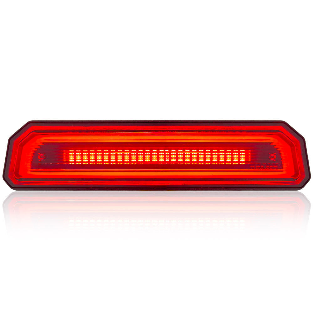 Jeep Wrangler JL 18-26 Ultra High Power Red OLED 3rd Brake Light Kit - Smoked & Clear Lens