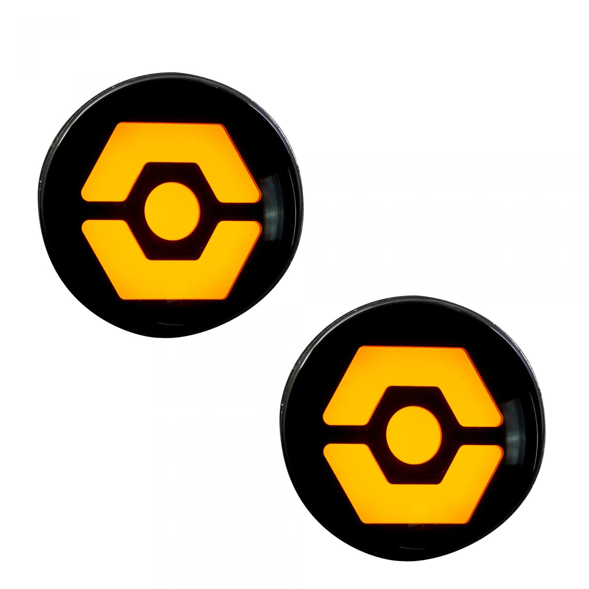 Jeep Wrangler JK 07-18 Front Ultra Bright Hexagon Under Headlight DRL & Turn Signals - Multiple Options