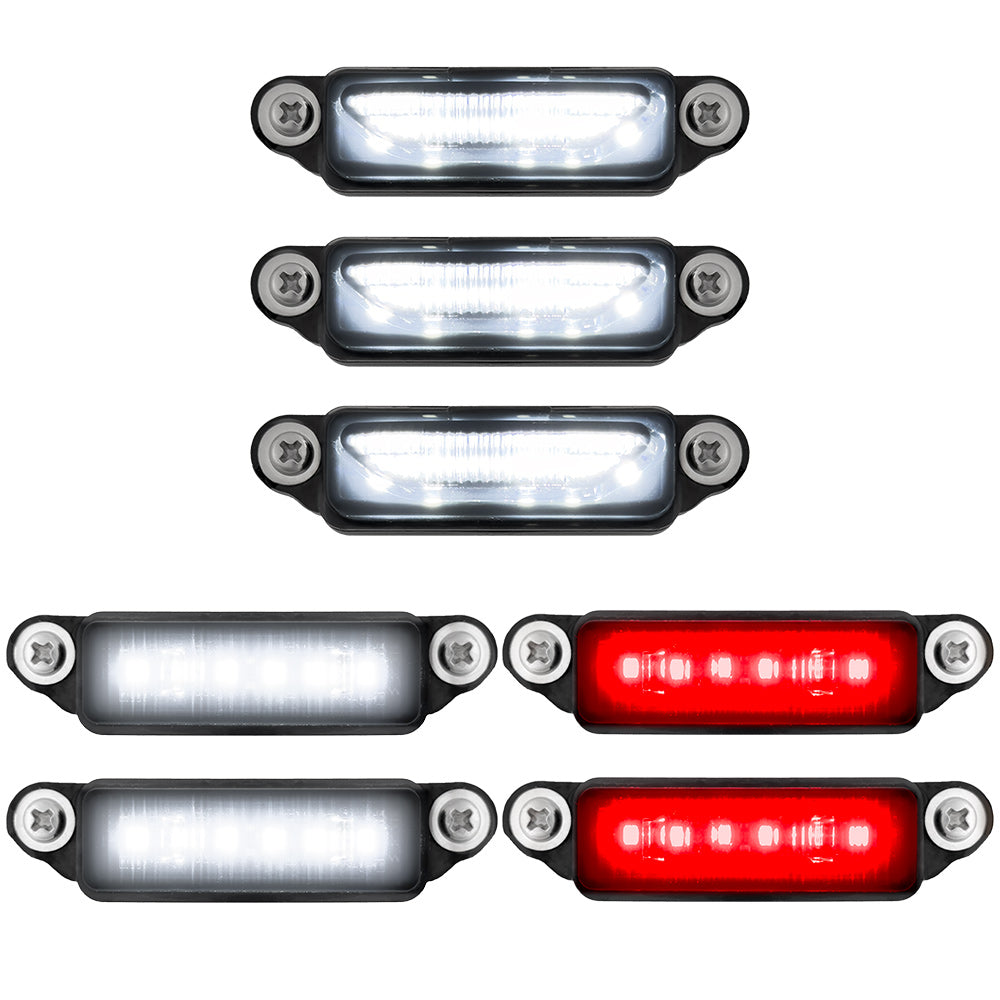 Dodge 21-26 RAM 1500 TRX 7-PC Fender & Hood Light Kit Smoked Lens White or Amber LED Running Lights w/ Startup Light Sequence - Multiple Options