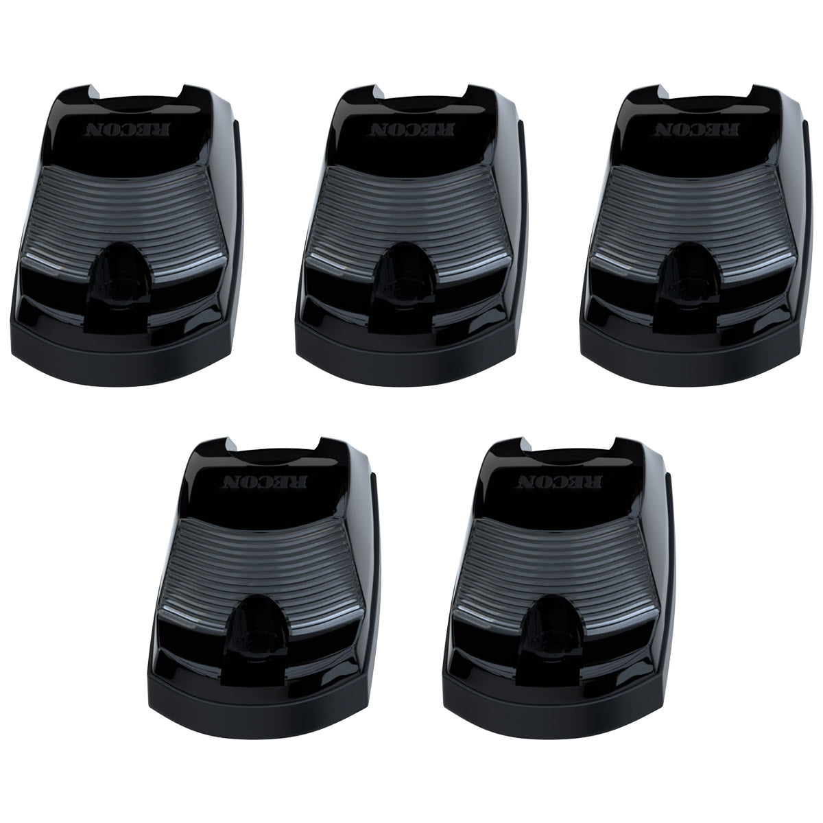 Ford Super Duty 17-25 5-Piece Cab Roof Light Set 2-Way Front & Rear Facing Ultra High-Power LEDs Multiple Lens & Colors - (ATTN: For models that DID NOT come with factory cab roof lights)