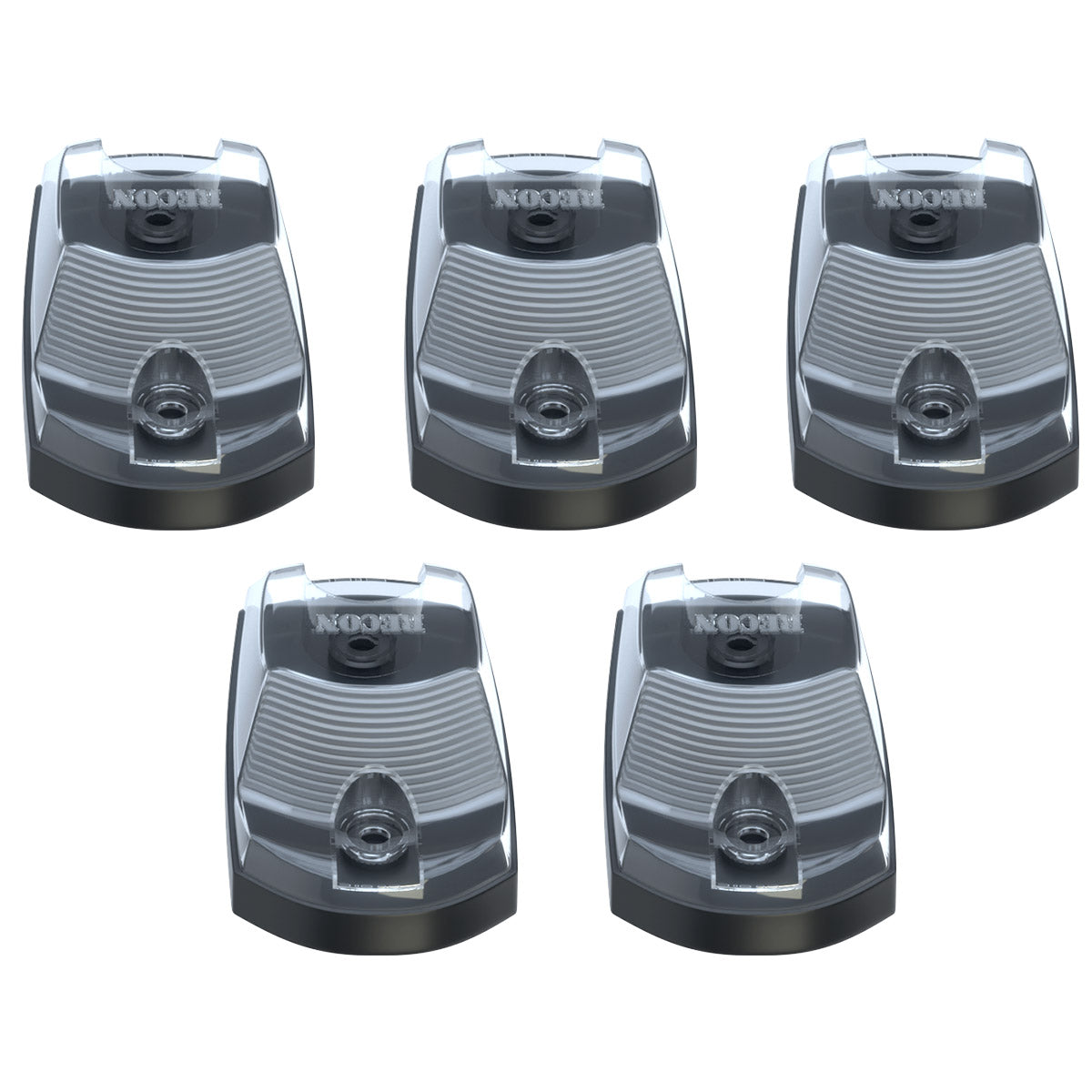 Ford Super Duty 17-26 5-Piece Cab Roof Light Set 2-Way Front & Rear Facing Ultra High-Power LEDs Multiple Lens & Colors - (ATTN: For models that DID NOT come with factory cab roof lights)