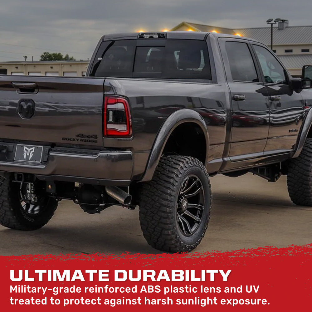 Dodge RAM HD 2500/3500 19-26 5 Piece Cab Roof Light Set 2-Way Front & Rear Facing Ultra High-Power LEDs Multiple Lens & Colors