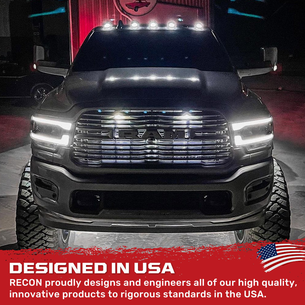 Dodge RAM HD 2500/3500 19-26 5-Piece Cab Roof Light Kit Strobe LED White & Amber - Multiple Lens RECON Dodge RAM HD 2500/3500 19-26 5-Piece Cab Roof Light Kit Strobe LED White & Amber - Multiple Lens Dodge RAM HD 2500/3500 19-26 5-Piece Cab Roof Light Kit Strobe LED White & Amber - Multiple Lens Dodge RAM HD 2500/3500 19-26 5-Piece Cab Roof Light Kit Strobe LED White & Amber - Multiple Lens Dodge RAM HD 2500/3500 19-26 5-Piece Cab Roof Light Kit Strobe LED White & Amber - Multiple Lens