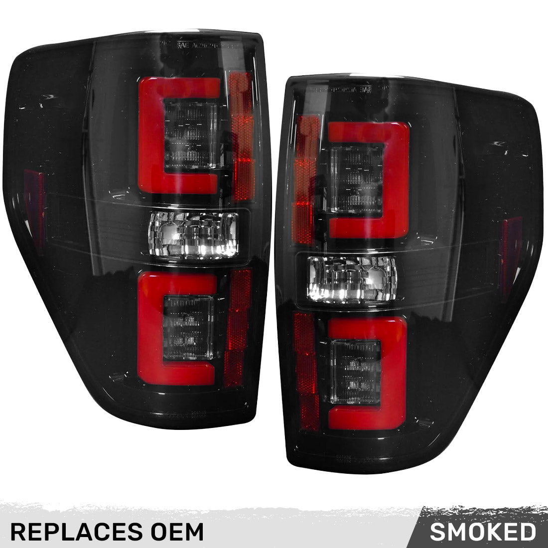 Ford F150 & Raptor 09-14 Ultra Bright OLED Tail Lights - Multiple Lens