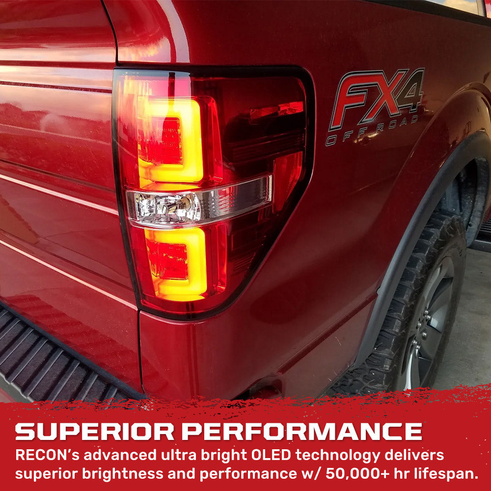 Ford F150 & Raptor 09-14 Ultra Bright OLED Tail Lights - Multiple Lens