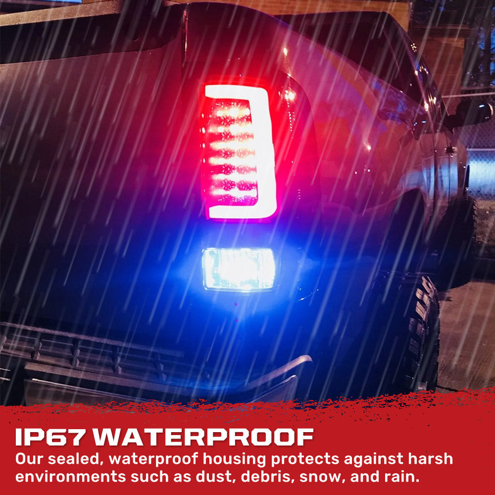 GMC Sierra 07-13 (Single Wheel Trucks) Tail Lights Ultra Bright OLED Running DRL Lights - Multiple Lens